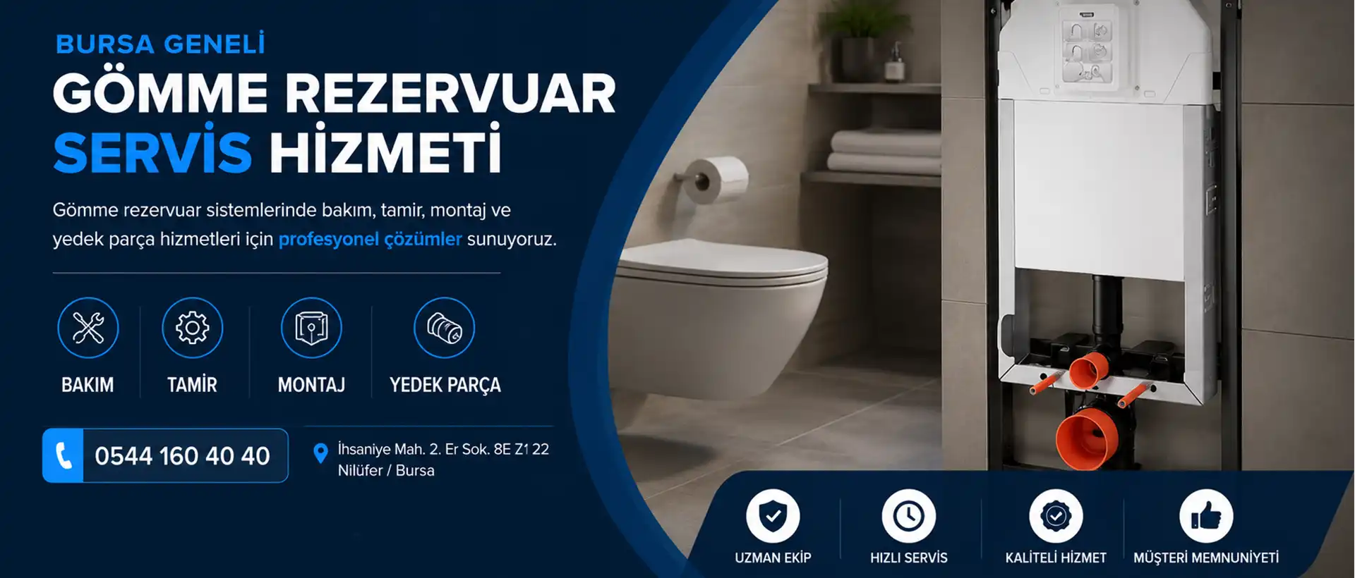 Evim Yapı Bursa Gömme Rezervuar Teknik Servisi